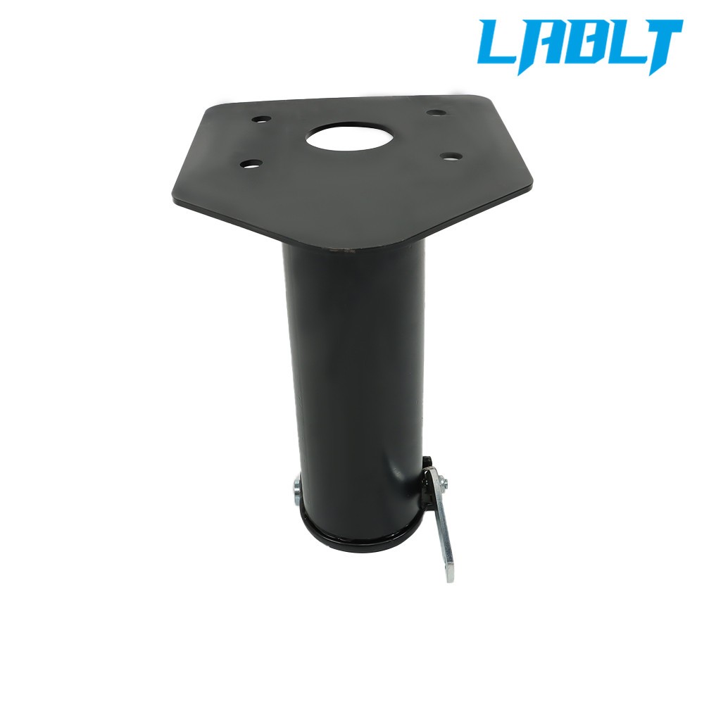 12" -17" Adjustable Forward Offset 5th Wheel Adapter Hitch to Gooseneck Black