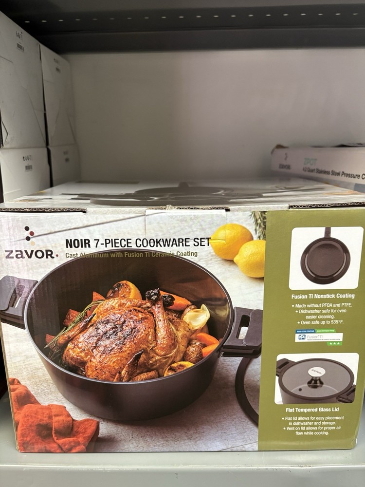 Noir 7 Piece Cookware Set -zavor