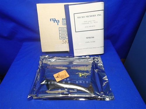 MICRO MEMORY MM6346 DUAL PORT DYNAMIC RANDOM ACCESS MEMORY MODULE UNUSED SURPLUS