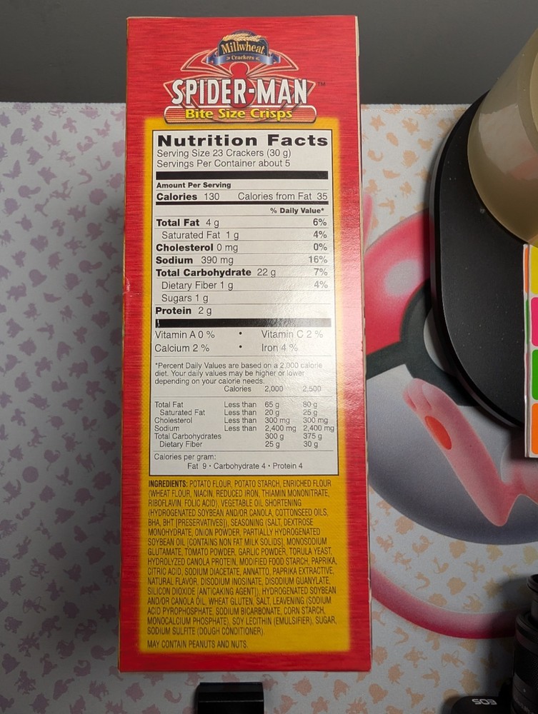 RARE NOS Spider-Man Bbq Crisps