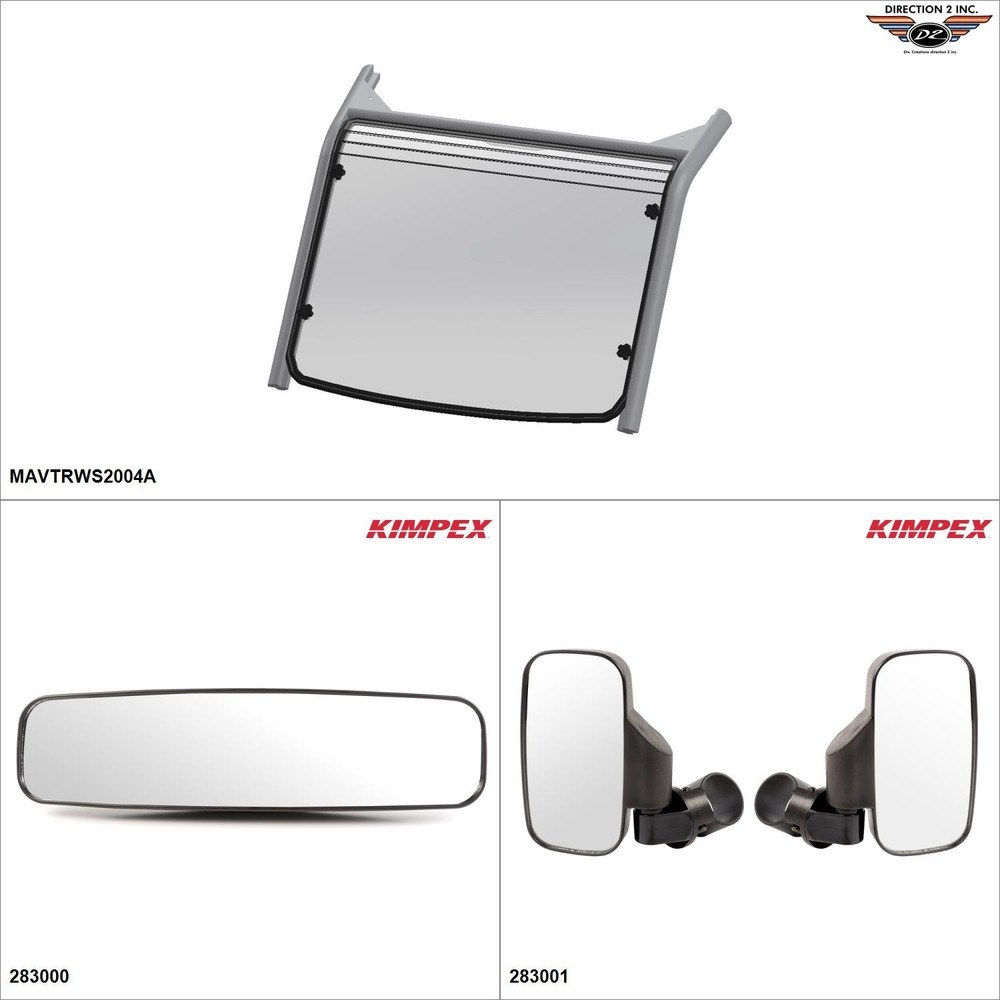 Direction2 Complete Kit Windshield/mirrors - Kit #10290