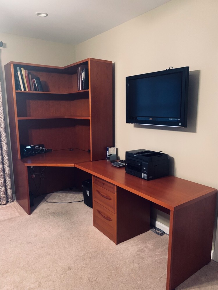 Maurice Villency Custom Corner Desk with Top