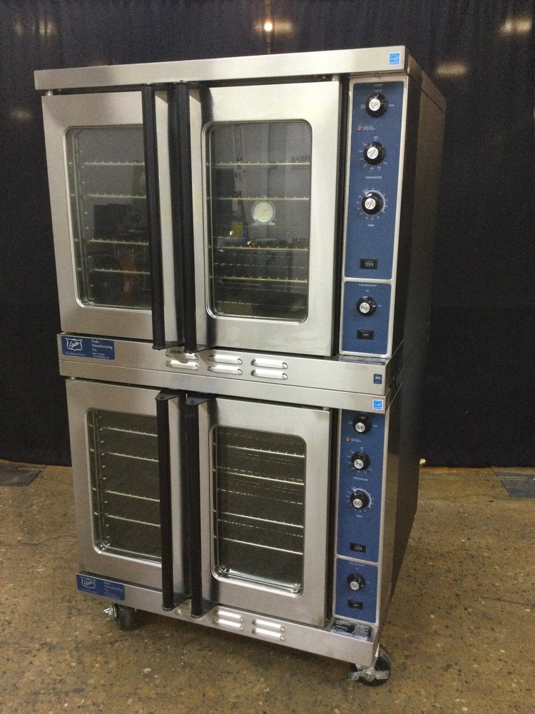 Duke E101-GV Gas Double Stack Convection Full size Oven With Casters