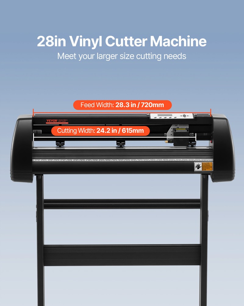 VEVOR 28"Vinyl Cutter Machine Vinyl Plotter LCD Display w/ Signmaster Software