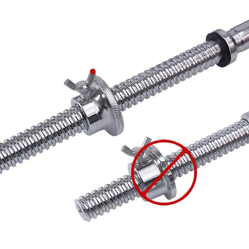 2 Pack Spin Lock Dumbbell Collars for Threaded Bars