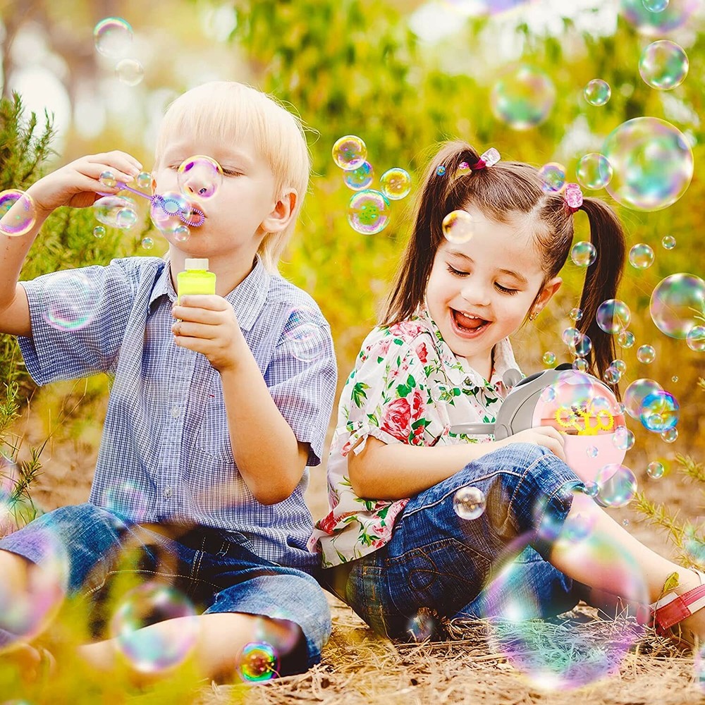 Bubble Machine - Cute Cartoon Mouse Bubble Blower 3000+ Bubbles Per Minute, Auto