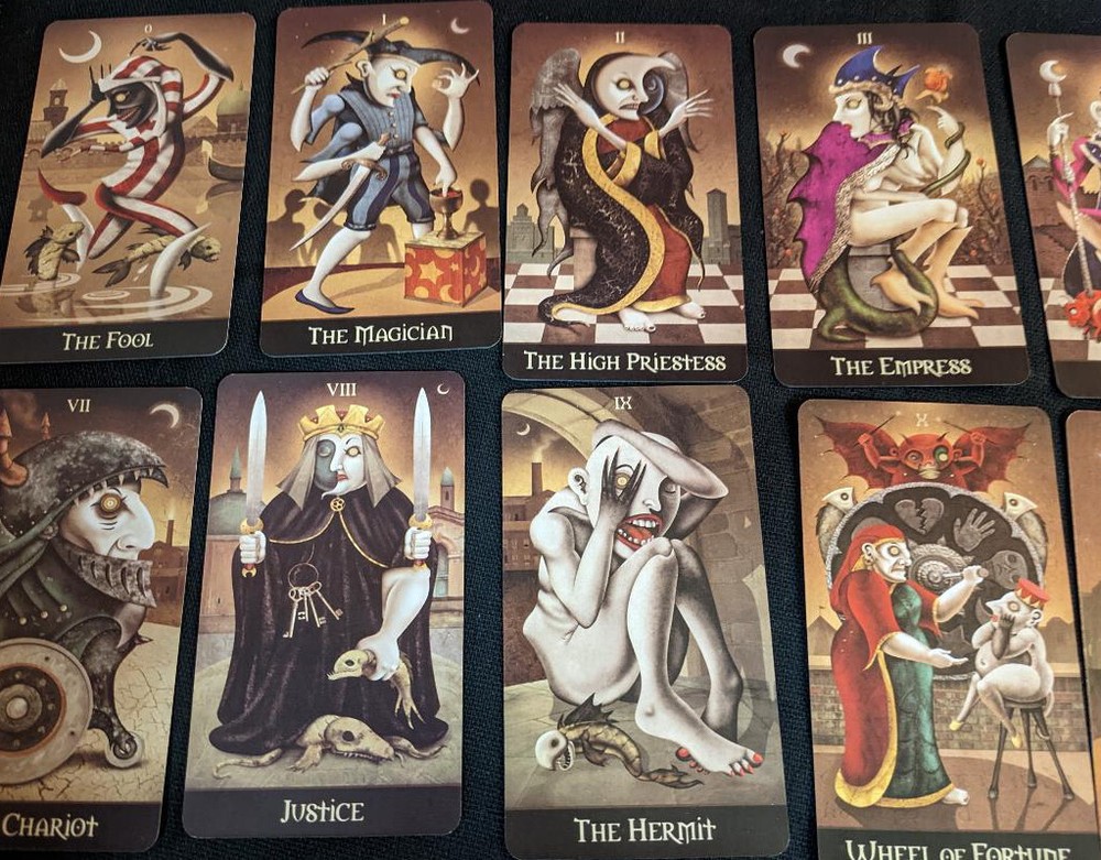 Deviant Moon Tarot Deck by Patrick Valenza