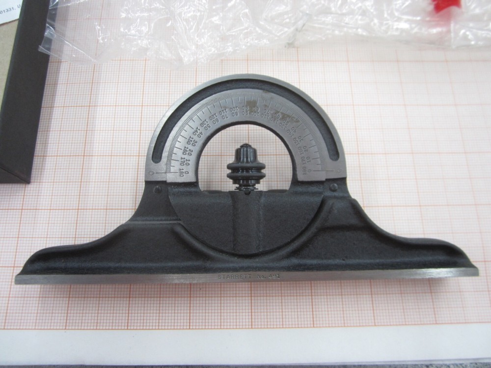 Starrett PR-1224W Protractor Head for Combination Squares & Protractors with Box