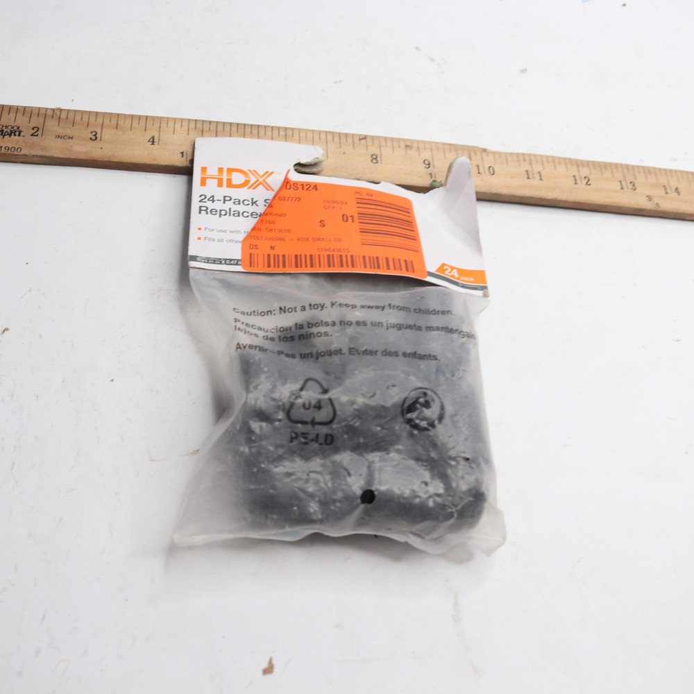 (24-Pk) HDX Small Deco Wire Replacement Plastic Clips 1001700986