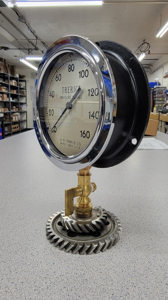 Antique Steam Pressure Gauge
