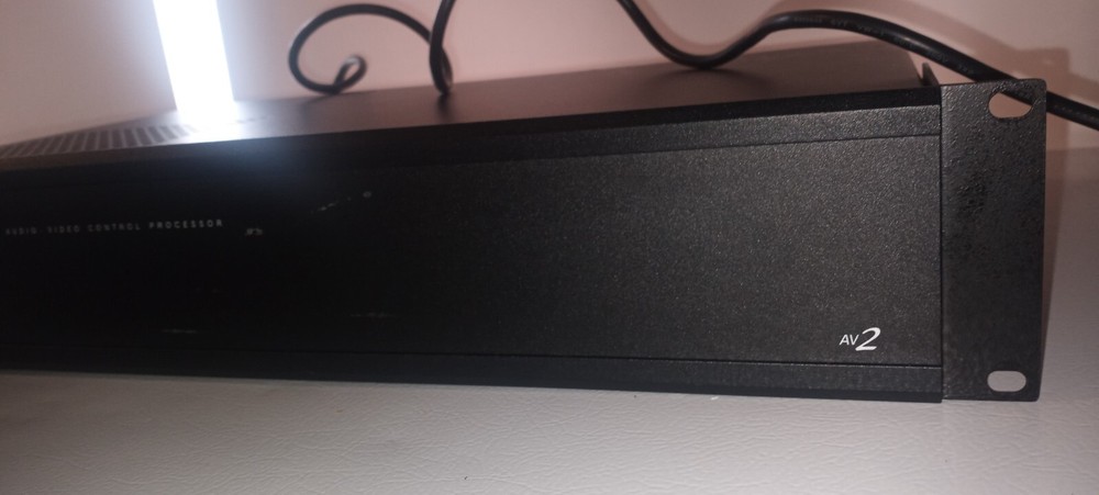 RACK MOUNT CRESTRON AV2 AUDIO CONTROL PROCESSOR, USA; FOR HOME OR OFFICE, GREAT!
