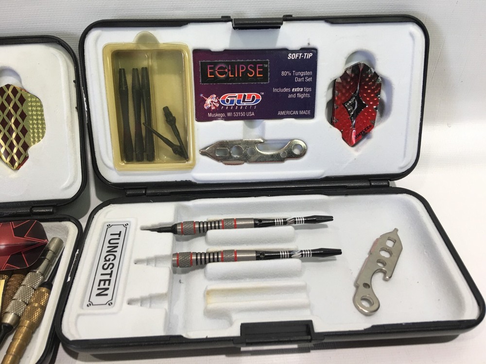 Vintage Viper Eclipse Tungsten Soft Tip Dart Sets & Mixed Lot Halex