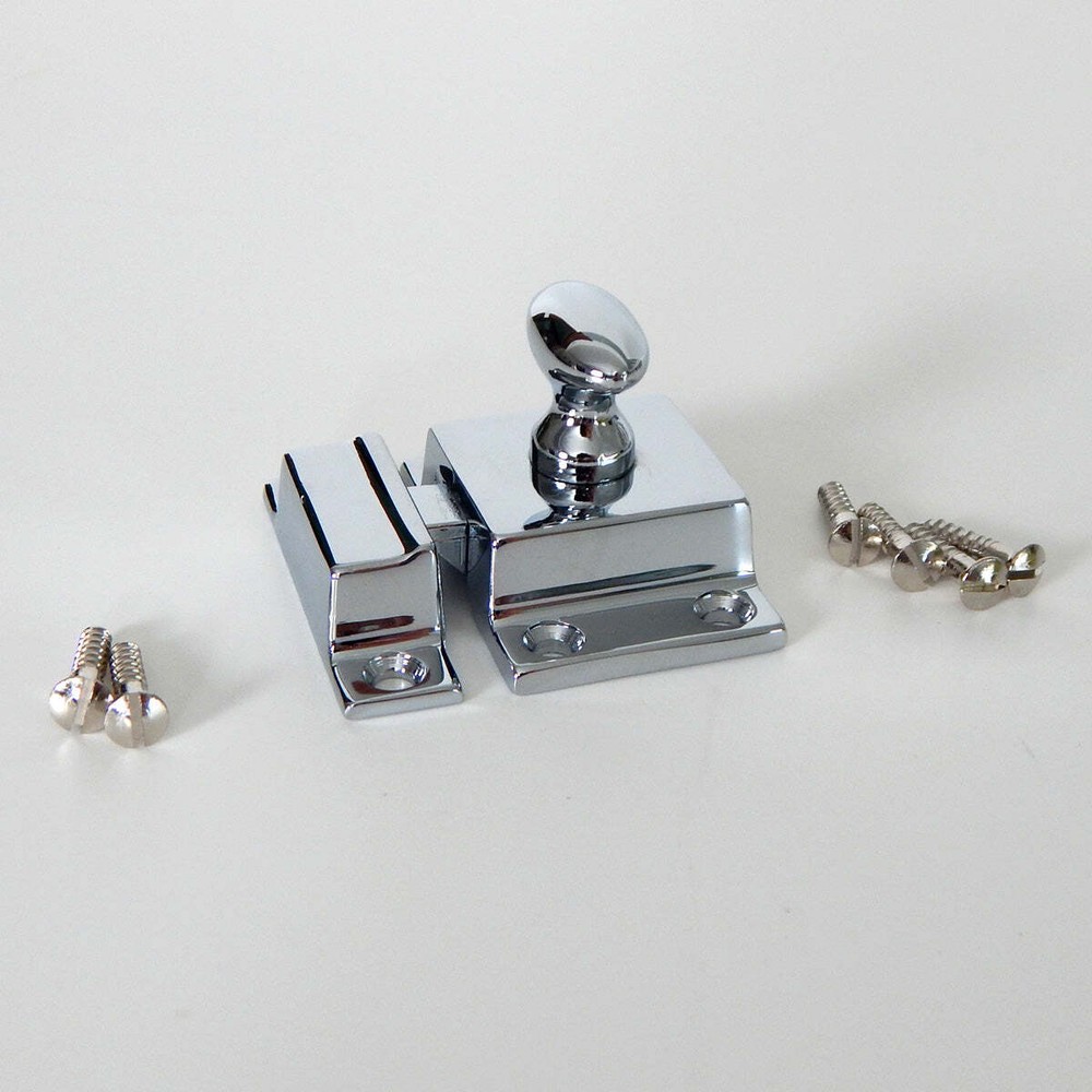 Solid Brass Cupboard Hardware Latch. In Multiple Finishes