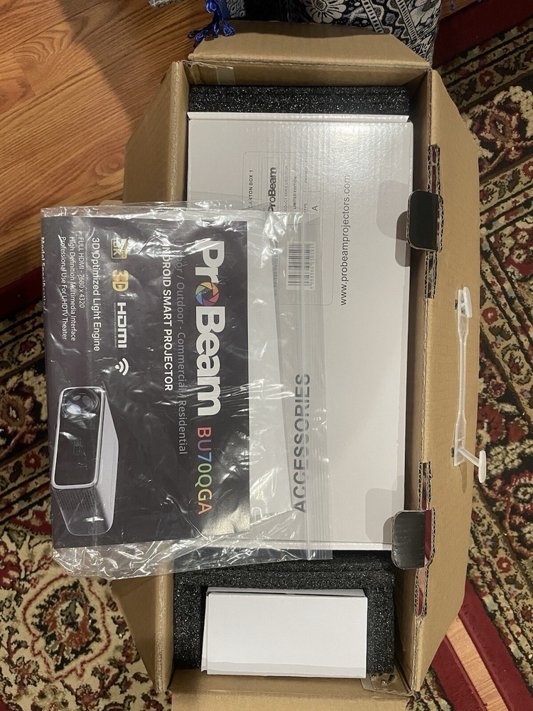 Probeam Laser Projector With Screen