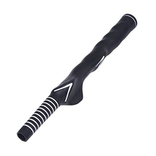 traderplus Right-Handed Golf Swing Training Grip Trainer, Black 1 Pack