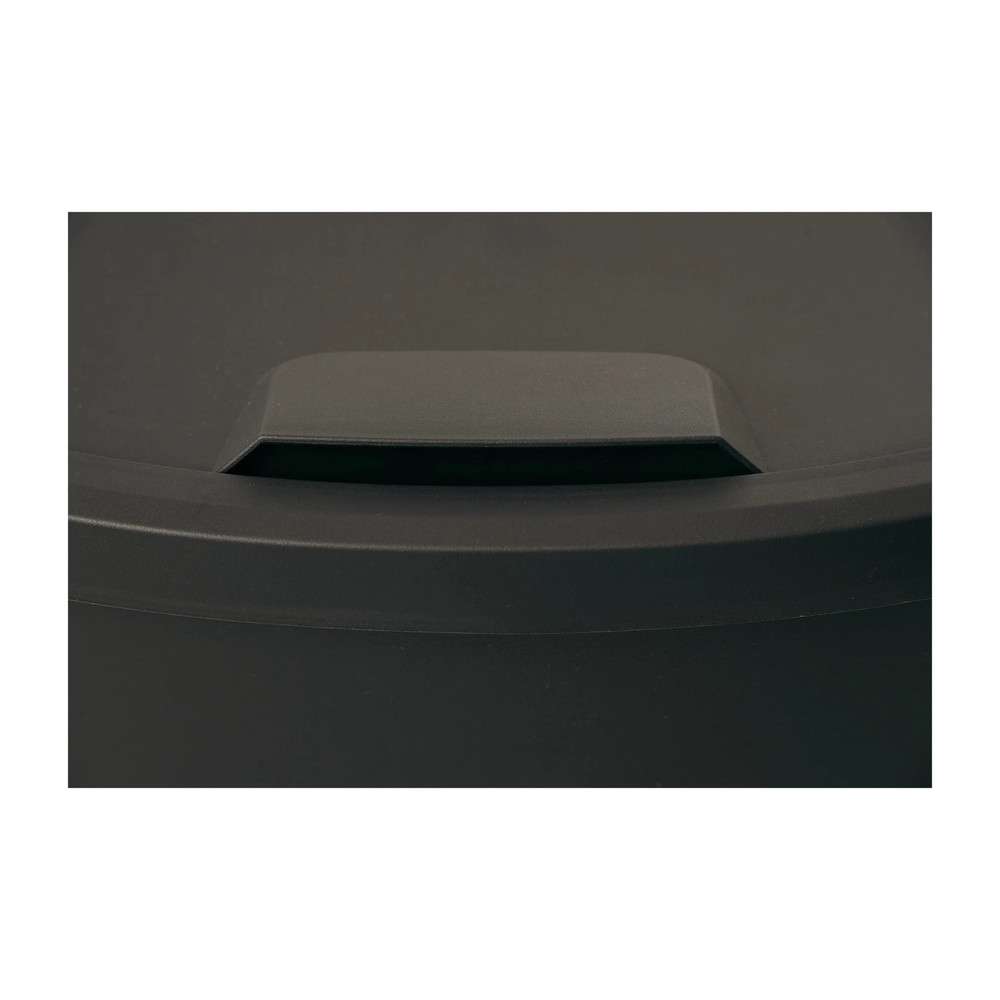 Kitchen Trash Can, 11 Gallon Plastic Garbage Bin with Lift Top Lid, Black