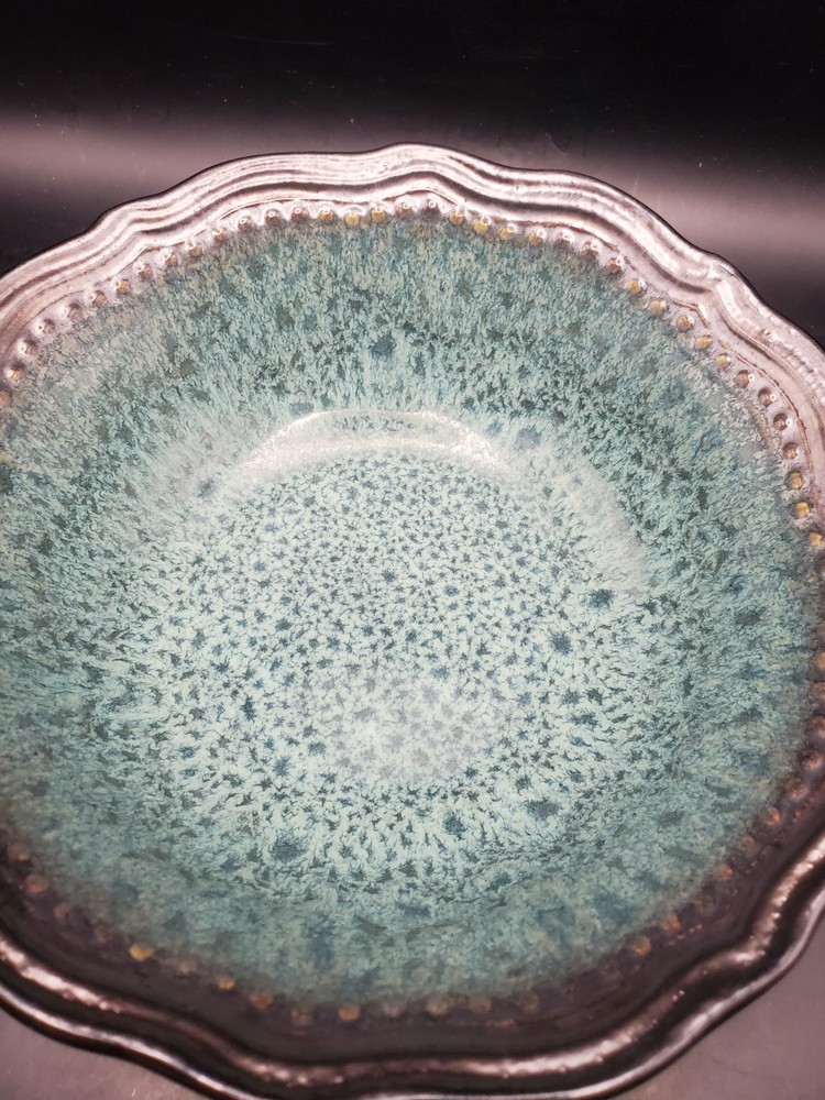 Cuisinart Jenna Green Glazed Stoneware Bowl BB54