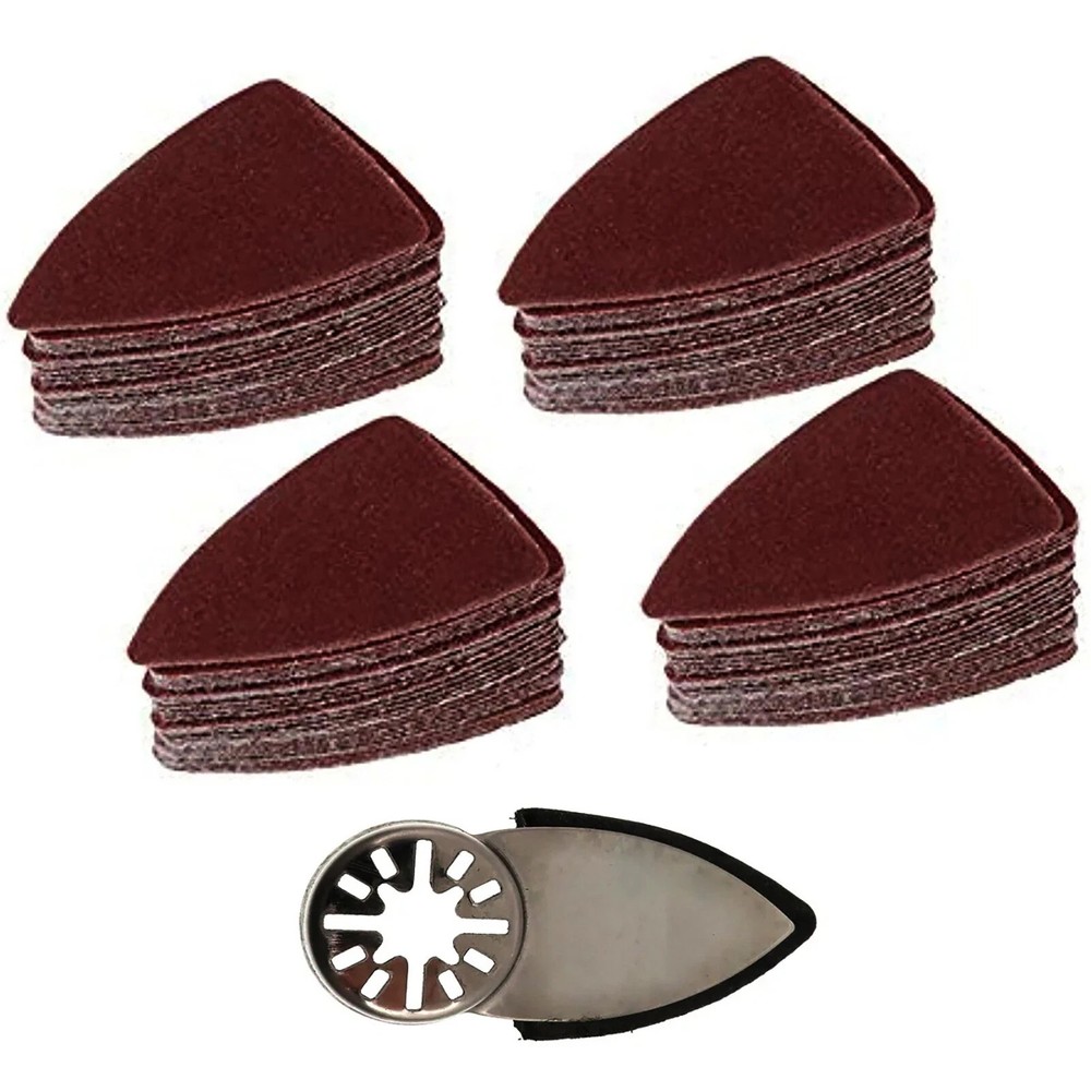 Sanding Sheets Hook and Loop Mouse Sanding Pads Sander Paper Triangle Discs