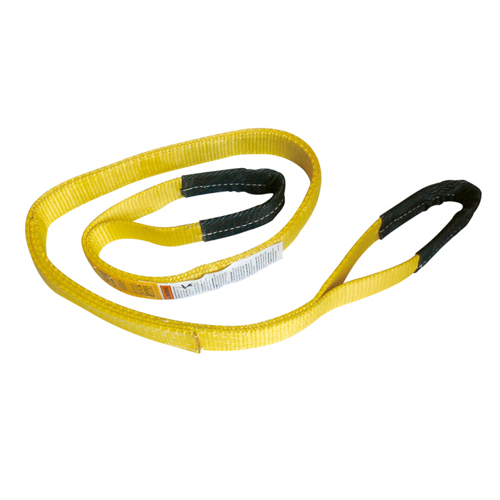 1" x 4' Polyester Lifting Sling Eye & Eye 2 Ply Tow Strap