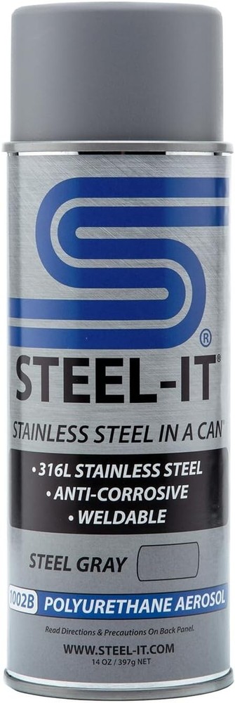 STEEL-IT 1002B Polyurethane Protective Spray 14oz Can Pack of 8