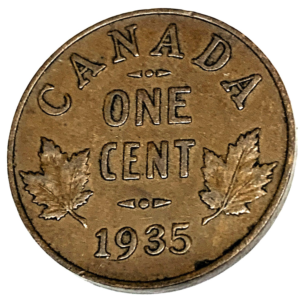 # C2114   CANADA   COIN,     ONE   CENT   1935