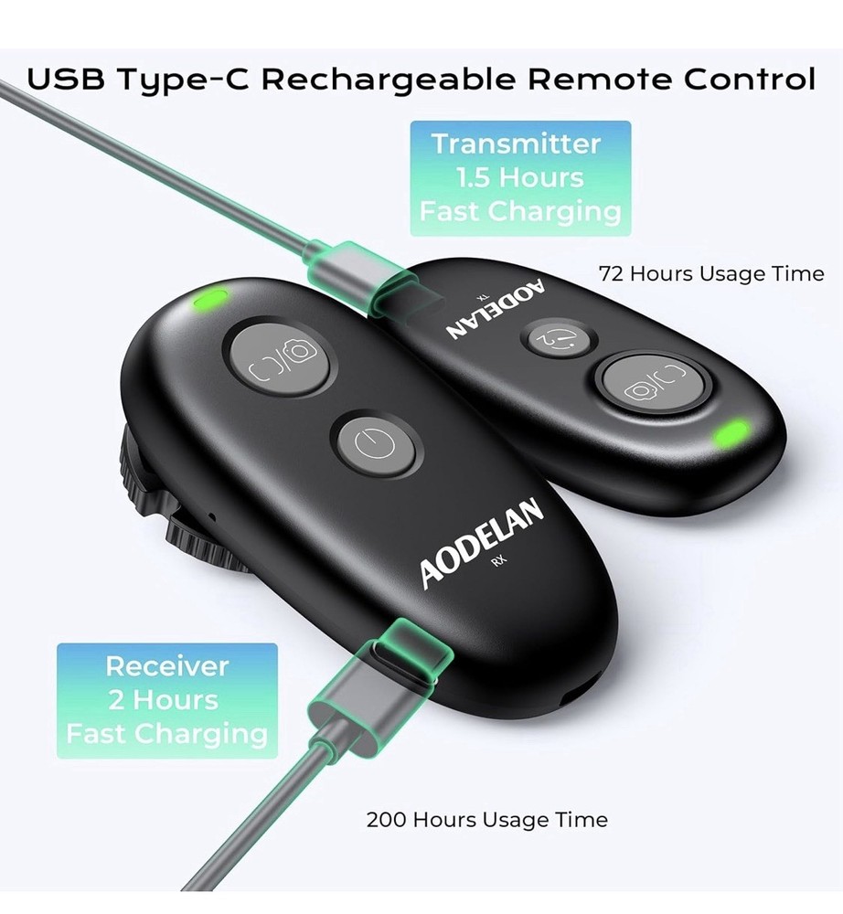 AODELAN Camera Remote Control | Wireless Shutter Release | for Sony Models