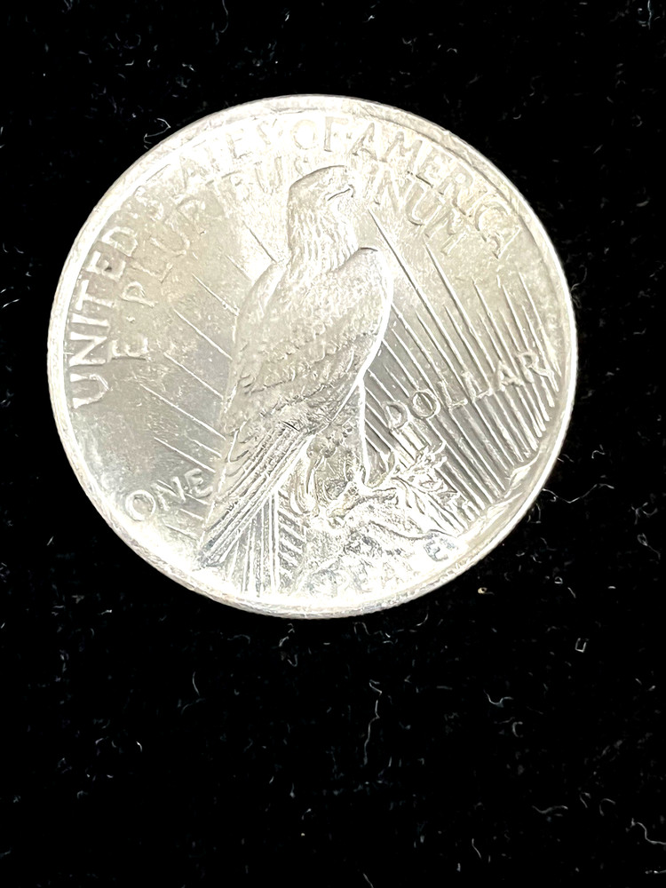 1924-P * SOLID+ GEM BU MS PEACE SILVER DOLLAR