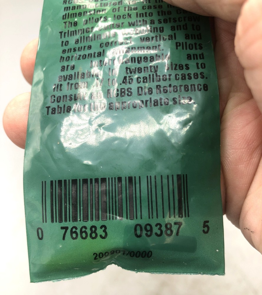 RCBS Rotary Case Trimmer Pilot .33 Caliber 09387