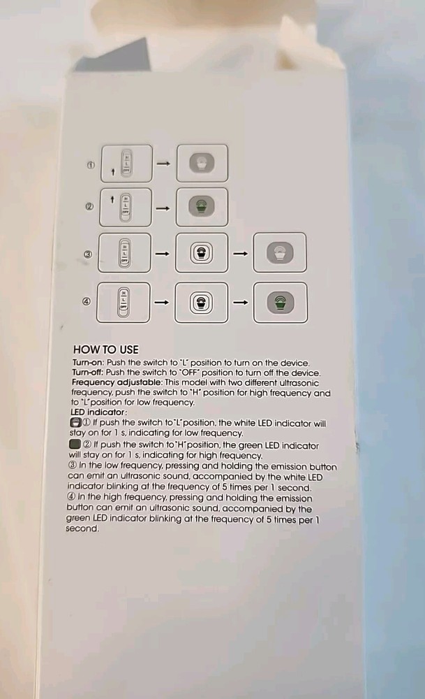 ultrasonic bark control device, New In Opened Box.