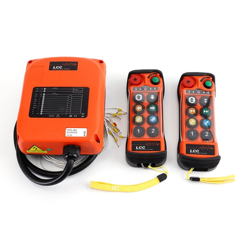 LCC Q800 wireless industrial remote control 8 button switch DC12v crane