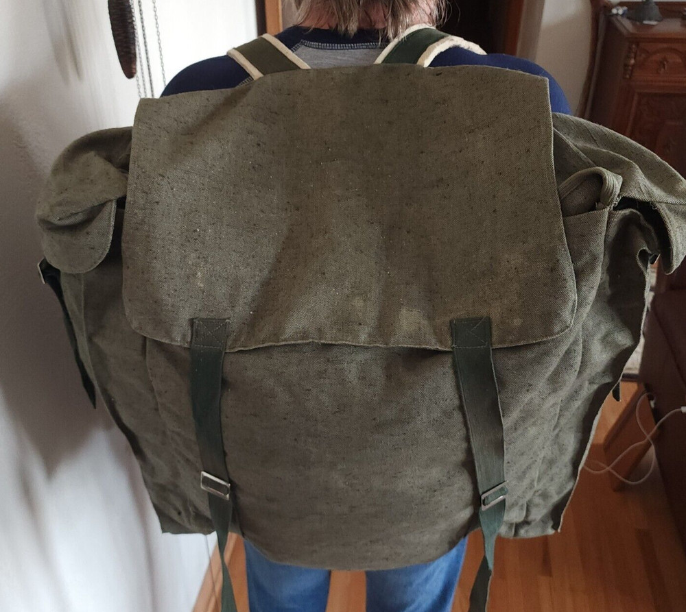 BULGARIAN WEB SET GEAR COLD WAR BRITISH 58 PATTERN TYPE WEBBING WITH ADDL POUCH