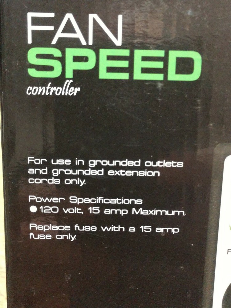 VIVOSUN Variable Vent Fan Speed Adjuster Inline Duct Fan Speed Controller