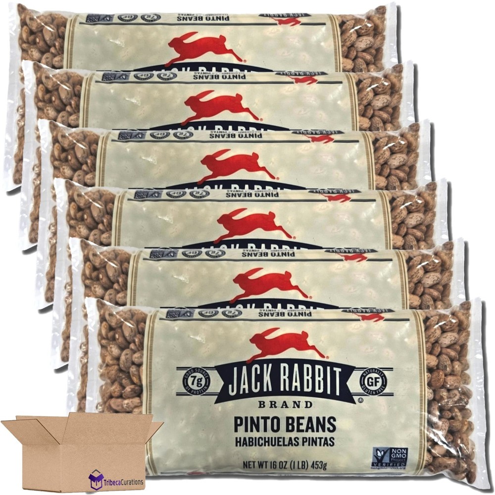 Jack Rabbit Pinto Beans, 16 Oz | Pack of 6