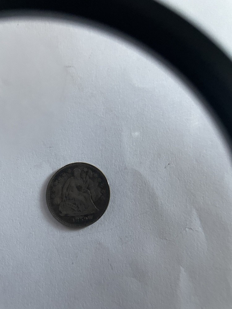 1859- Seated Liberty Half Dime