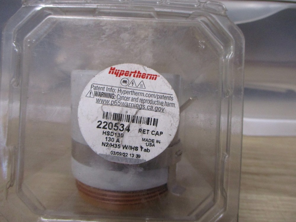 Hypertherm 220534 Retaining Cap 130 AMP