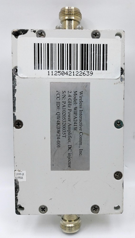 Wireless Interactive WIPA241W 2.4 Ghz 1 W Amplifier N Type Connector