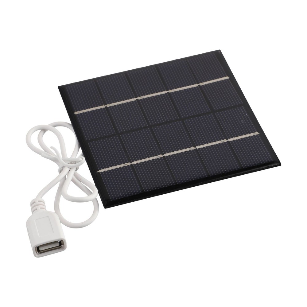 Portable Solar Panel 5W 5V Excellent Low Light Performance Compact Design