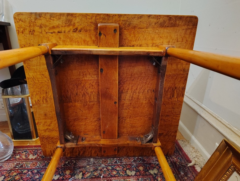 SALE--MCM SOLID Birdseye maple coffee table/ side table