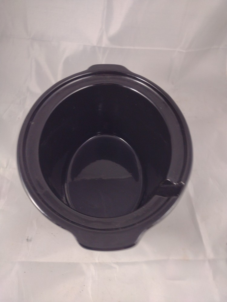Bella 1320 Ceramic Insert Oval Replacement Sensio Slow Cooker - BOWL ONLY Black