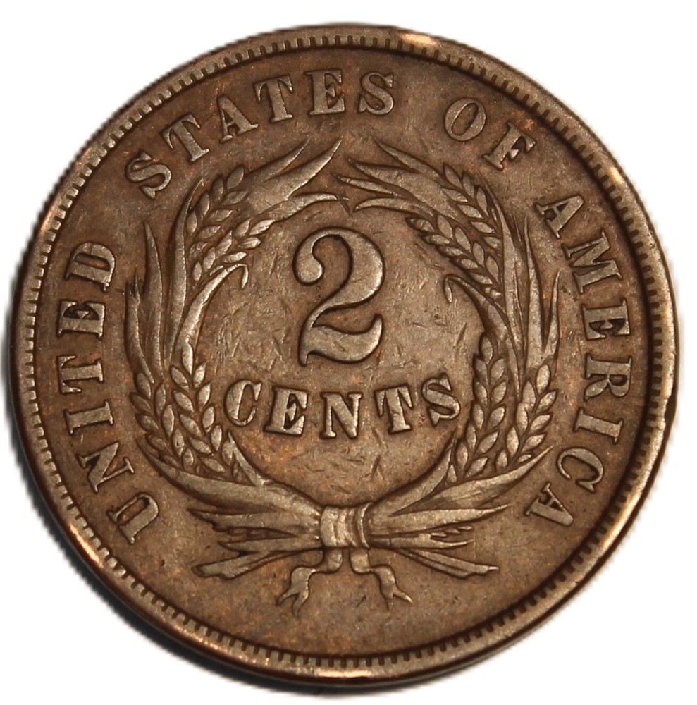 1864 2 Cent Piece (RPD) - SVN527