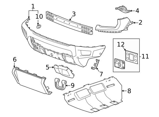 Genuine GM Bracket 84863449