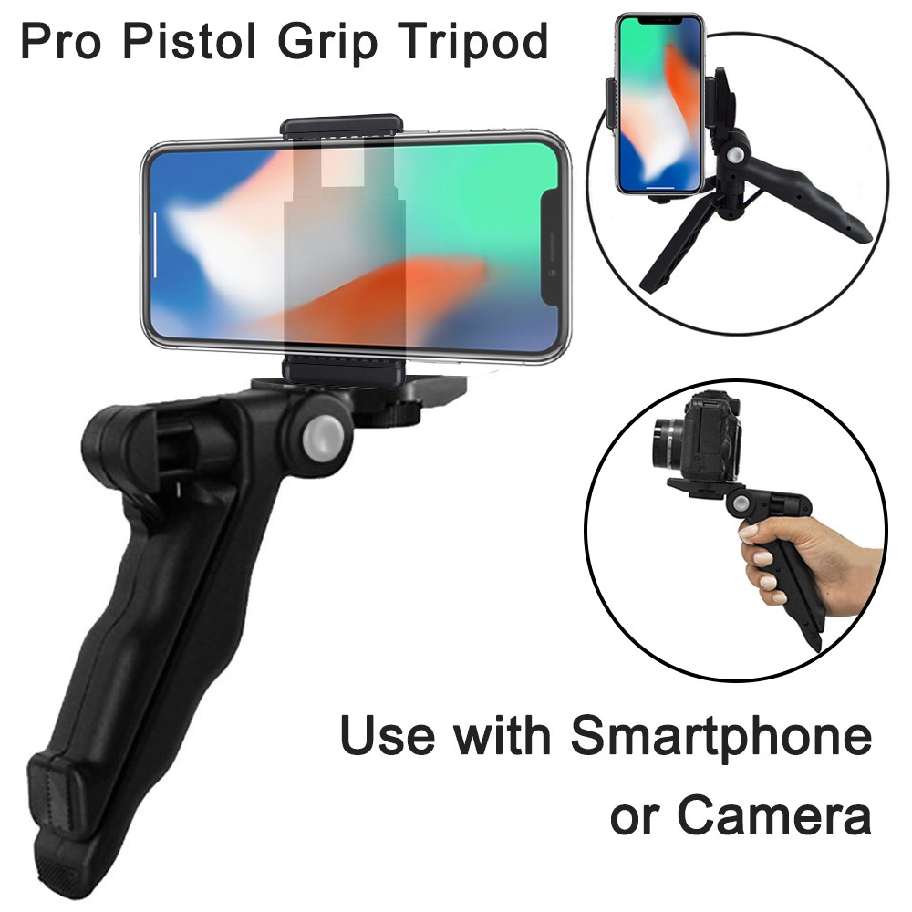 Smartphone Vlogging Kit for iPhone/Android w/ Light+Microphone+Tripod+Holder