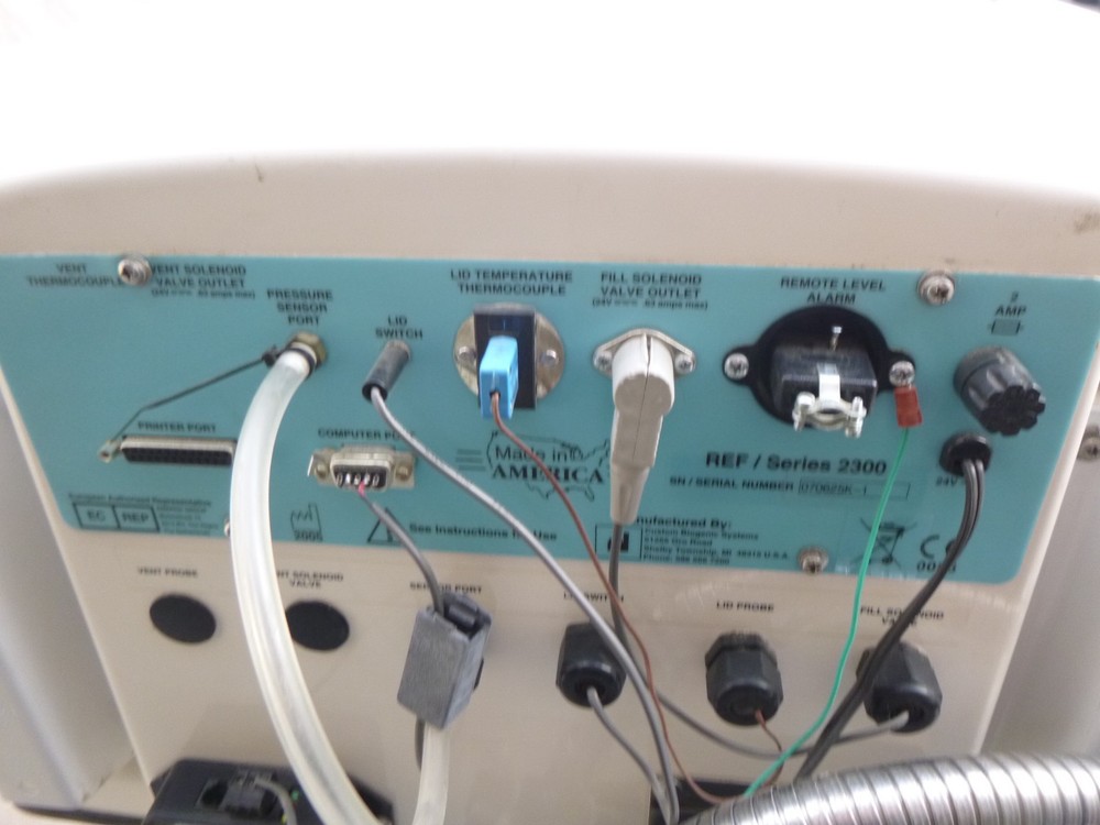 CBS Isothermal V-1500 Liquid Nitrogen Freezer w/ Series 2300 Controller