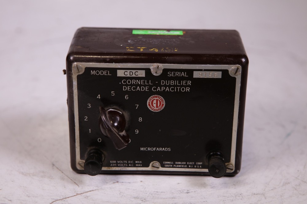 Cornell-dublier CDC3 Decade Capacitor Box