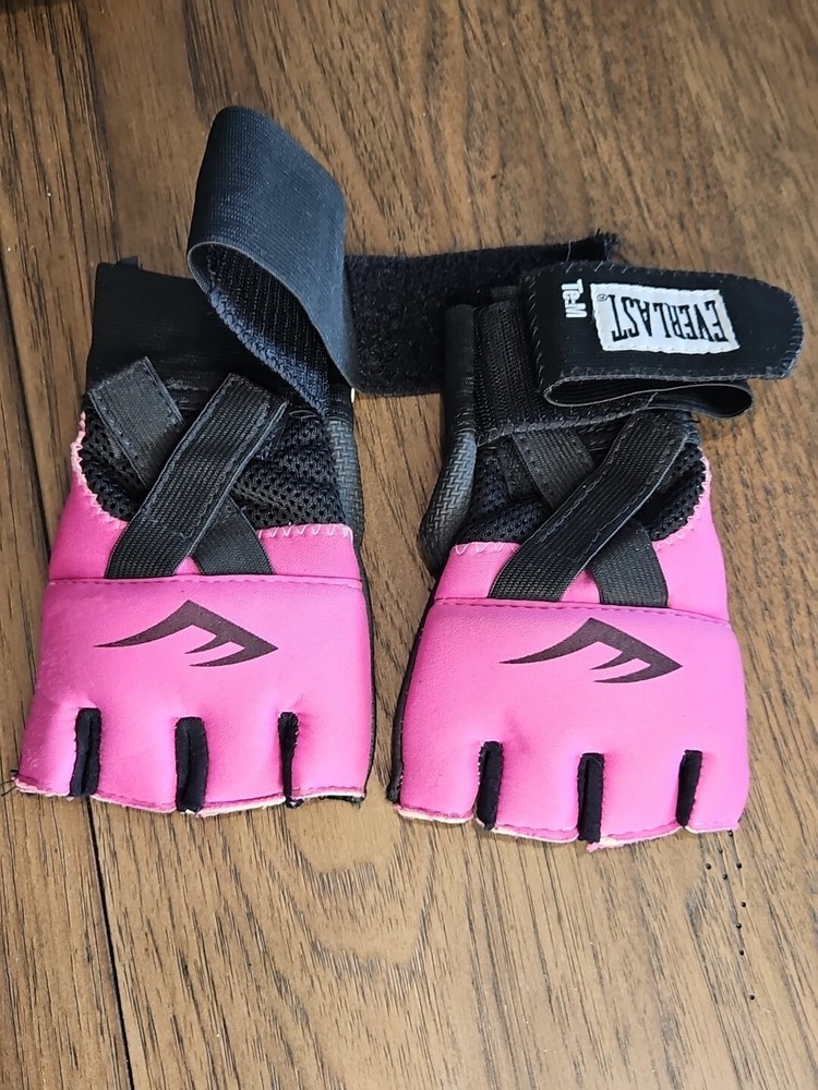 Everlast EverGel Hand Wraps (Pink, Medium)
