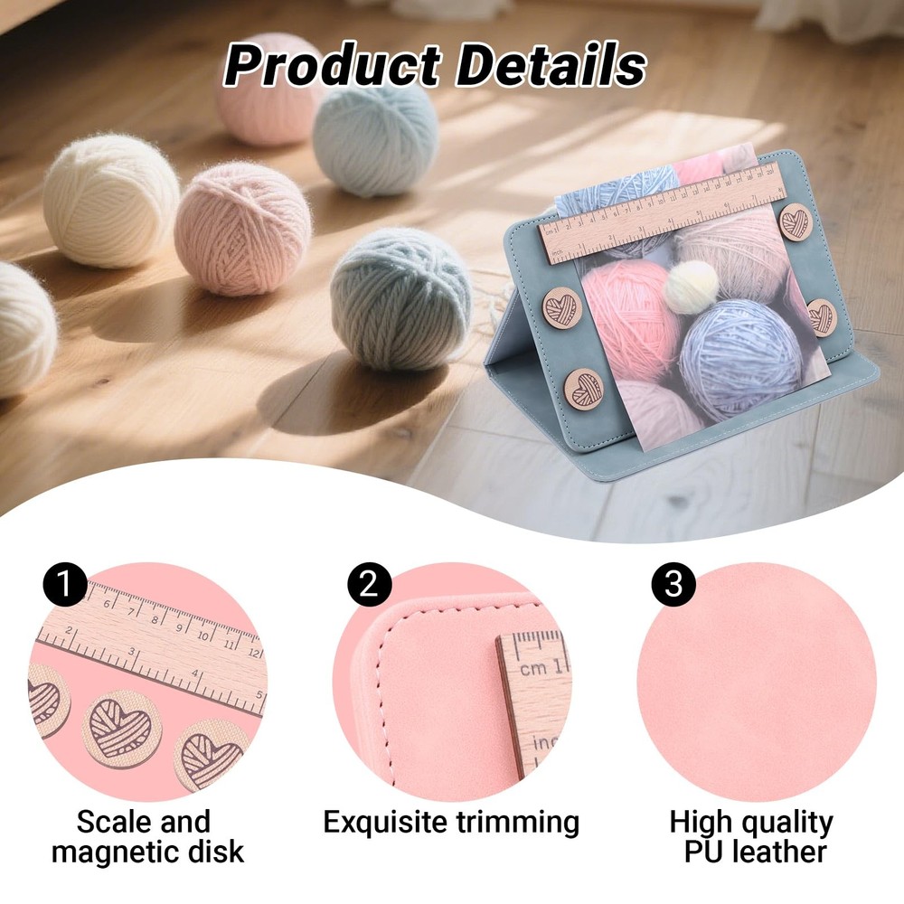 Pattern Holder, Knitting Chart Holder, Knitting Pattern Holder Foldable Knitt...