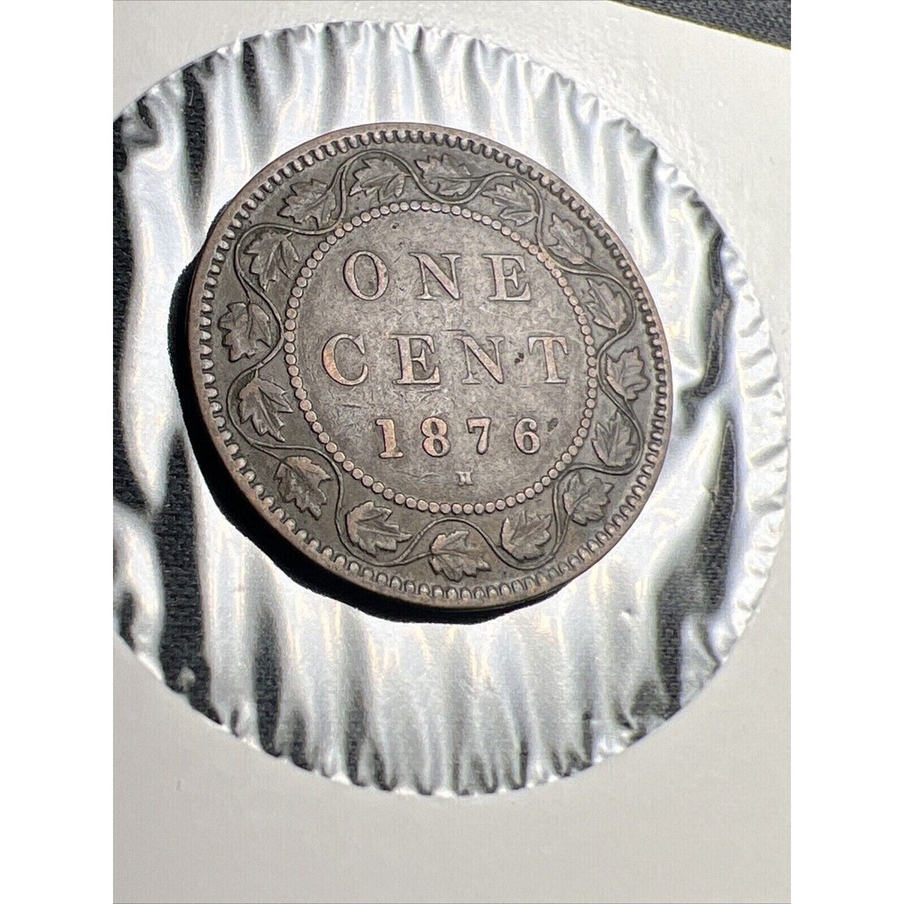 1876 H Canada Large Cent, Z5521
