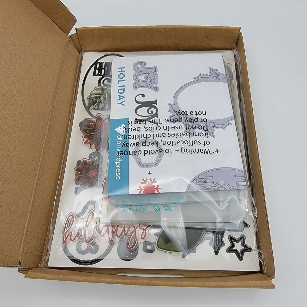 Diamond Press - Holiday - Stamp & and Die Kit