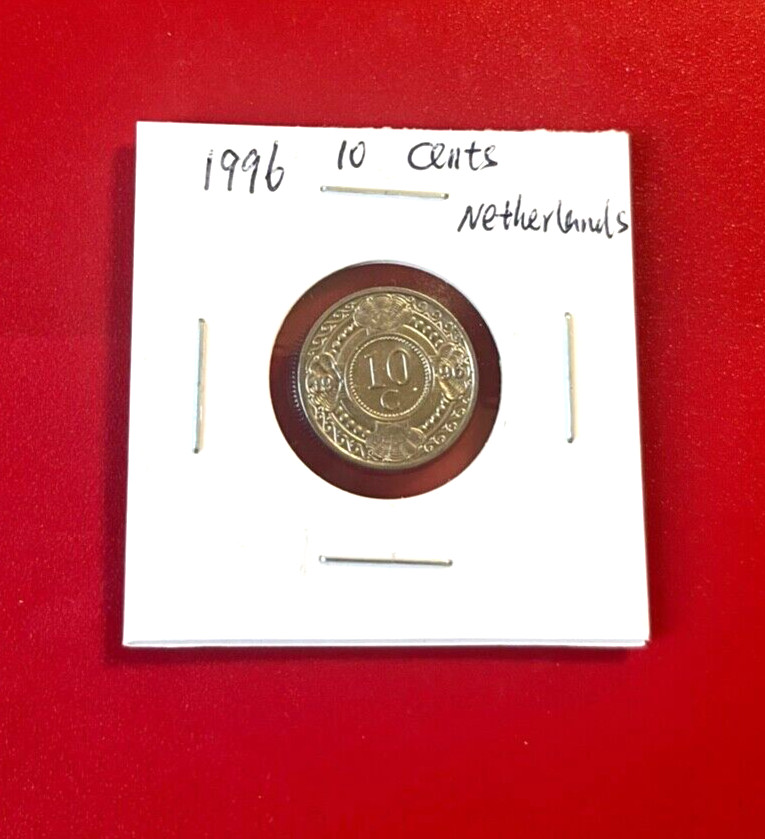 1996 10 CENTS NETHERLANDS COIN - NICE WORLD COIN !!!