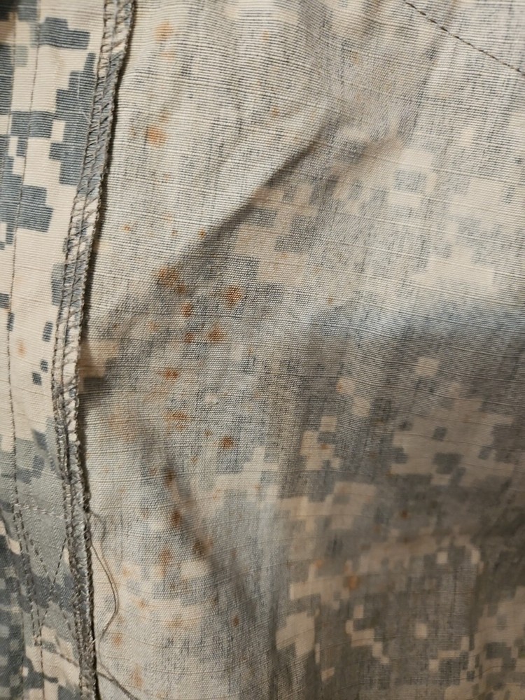 Army Combat Uniform Coat Mens Small Regular Digital Camo Read Description